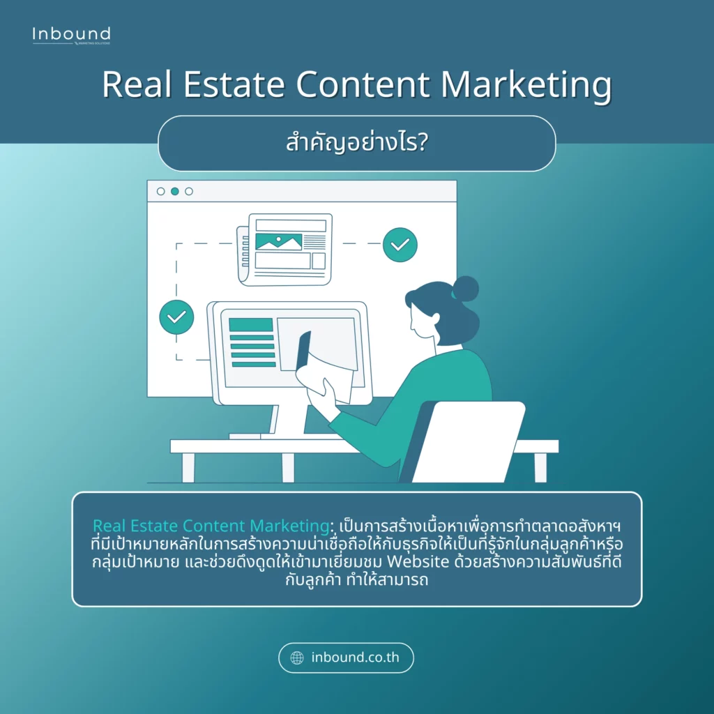 ความสำคัญของ การทำ Real Estate Content Marketing